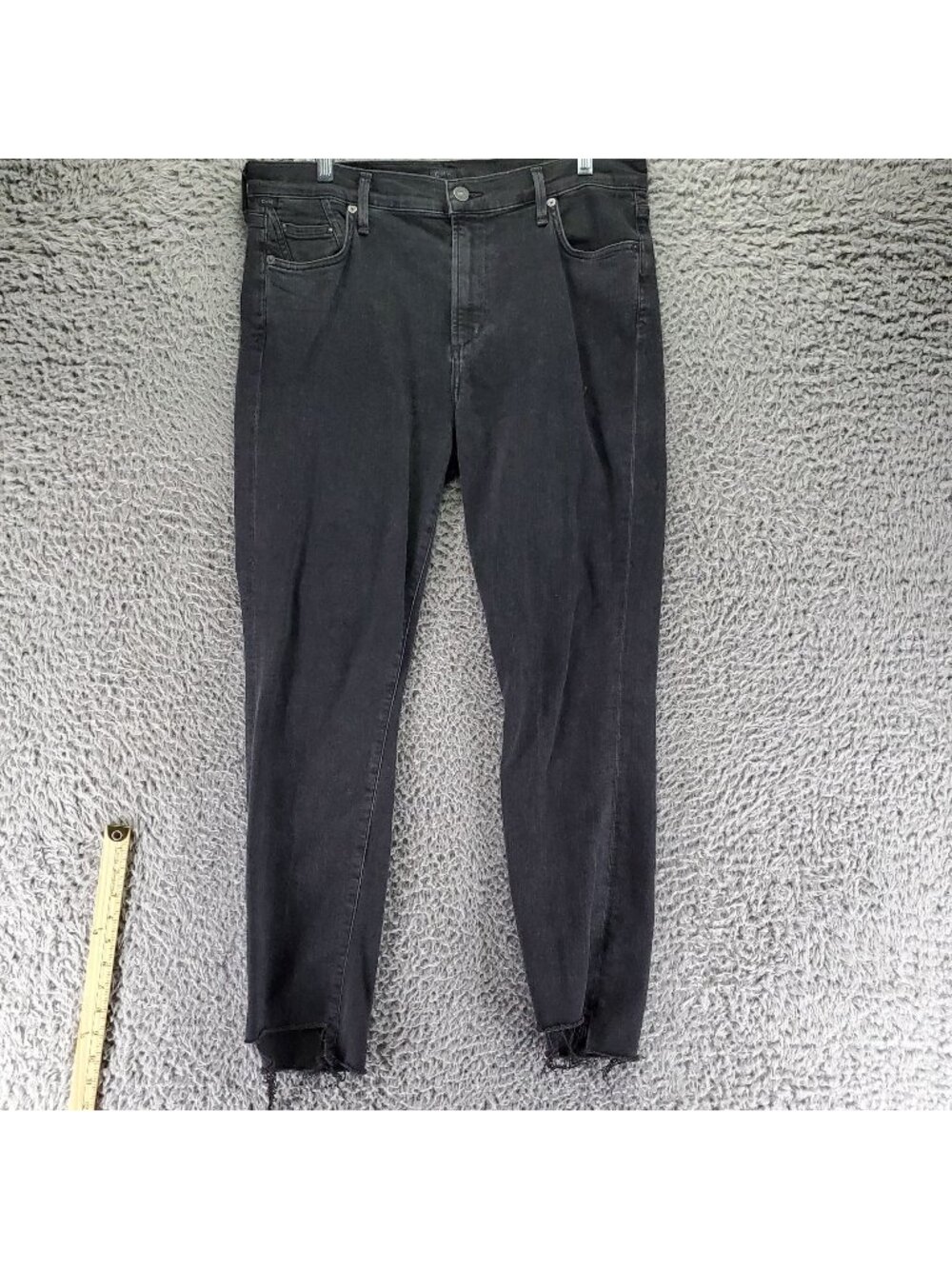 Citizens Of Humanity Jeans Womens 31 Black Rocket High Rise Skinny *Read*